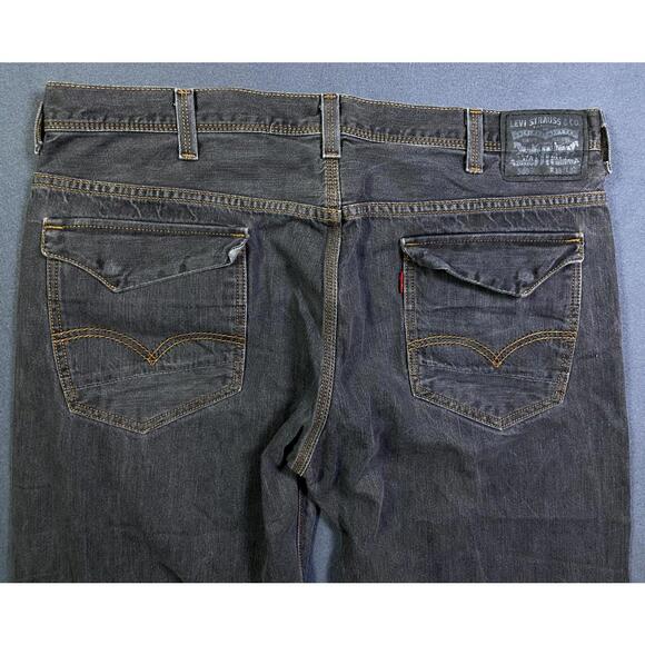 Vintage Levi's Men's 569 Loose Straight Jean Stray Cat 38x32 - 38x30 Flap Pocket